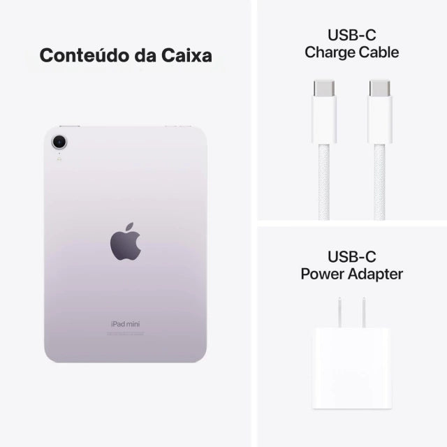 iPad Mini (7º Geração) Wi-Fi - 512GB - Roxo - Imagem 6