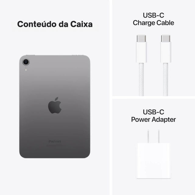 iPad Mini (7º Geração) Wi-Fi - 128GB - Cinza - Imagem 6
