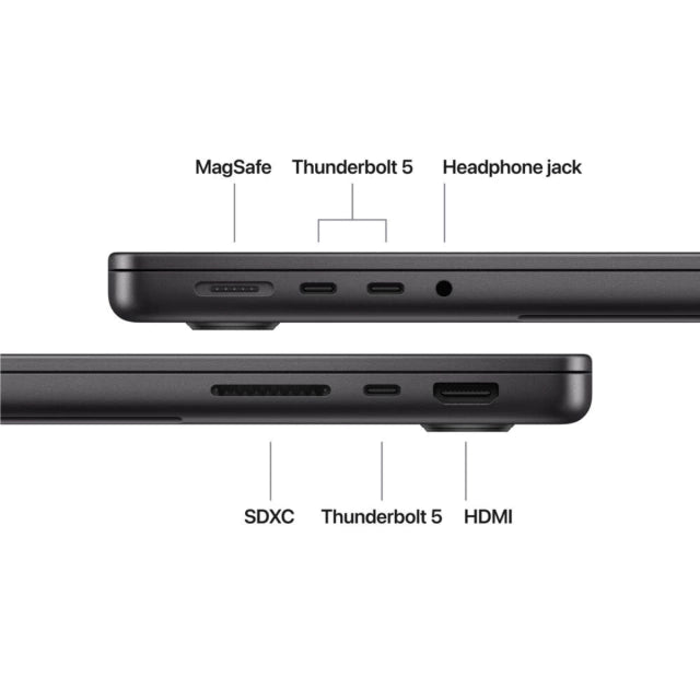MacBook Pro 14"- M5 - 16GB - 512GB SSD - Preto-espacial - Imagem 6