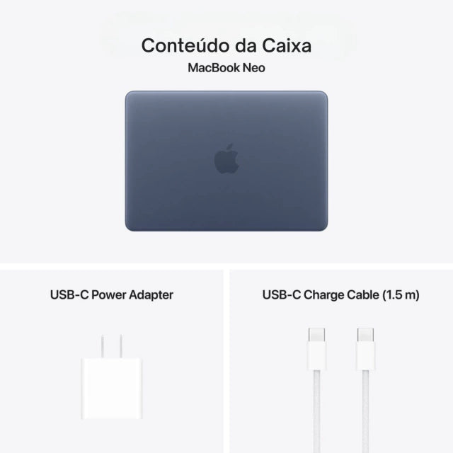 MacBook Neo A18 Pro - 256GB - Índigo - Imagem 6