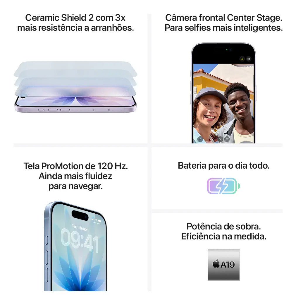 Apple iPhone 17 512GB Lavanda - Imagem 5