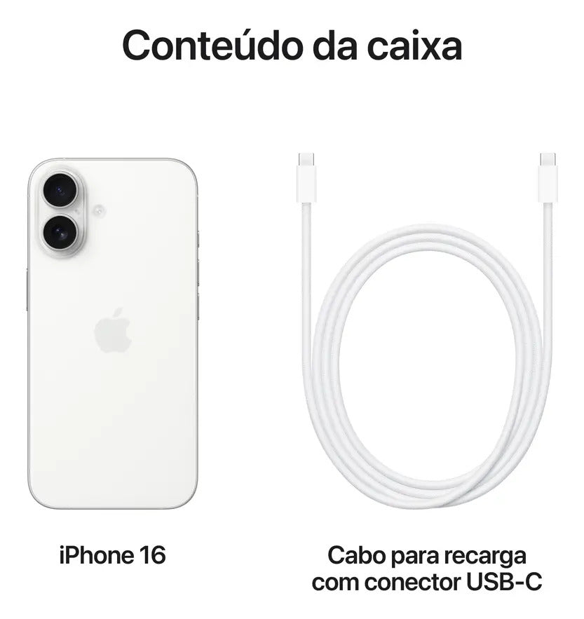 Apple iPhone 16 128GB Branco - Imagem 9