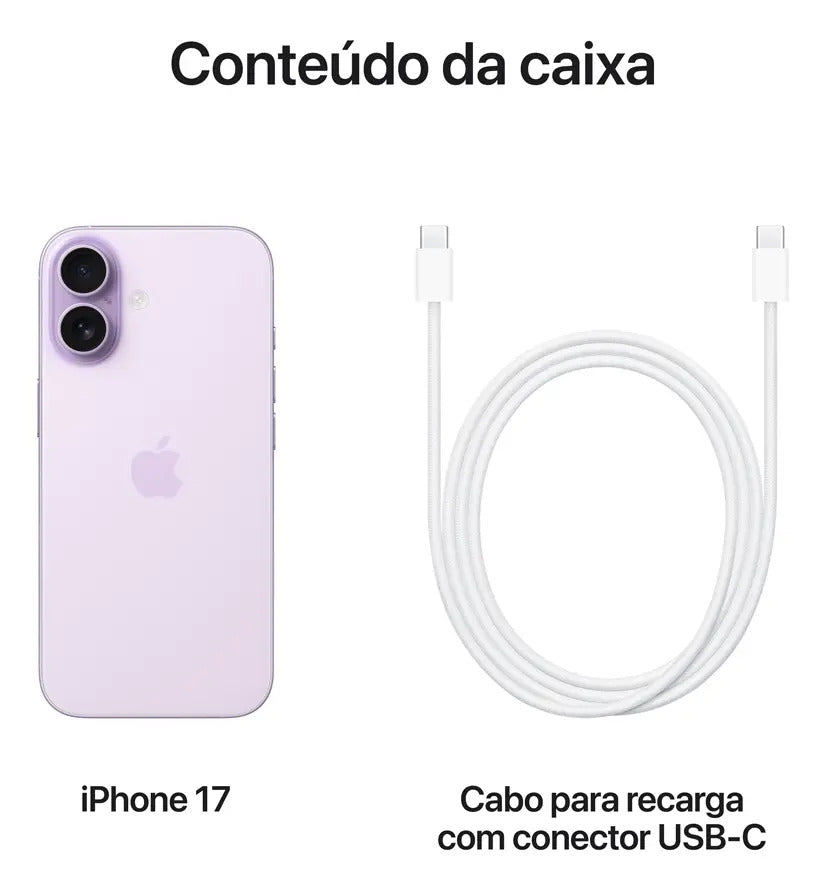 Apple iPhone 17 512GB Lavanda - Imagem 7