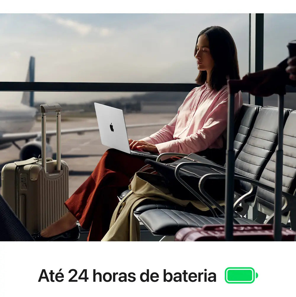 MacBook Pro 14" Apple M5 24GB 1TB SSD 2025 Prateado - Imagem 5