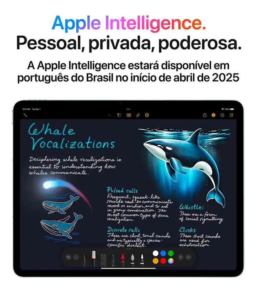 Apple iPad Air 11" Chip M3 Wi-Fi + Cellular 128GB Estelar - Imagem 5