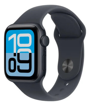 Apple Watch SE 3 GPS 40mm Alumínio Meia-Noite Pulseira Esportiva Meia-Noite P/M
