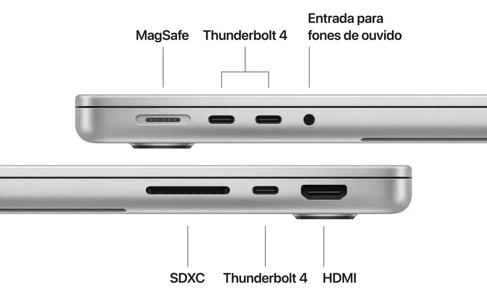 MacBook Pro 14" Apple M5 24GB 1TB SSD 2025 Prateado - Imagem 7