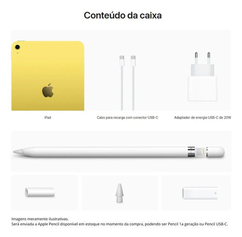 Apple iPad 11" Chip A16 Wi-Fi 128GB + Apple Pencil - Imagem 6