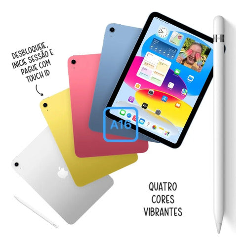 Apple iPad 11" Chip A16 Wi-Fi 128GB + Apple Pencil - Imagem 7